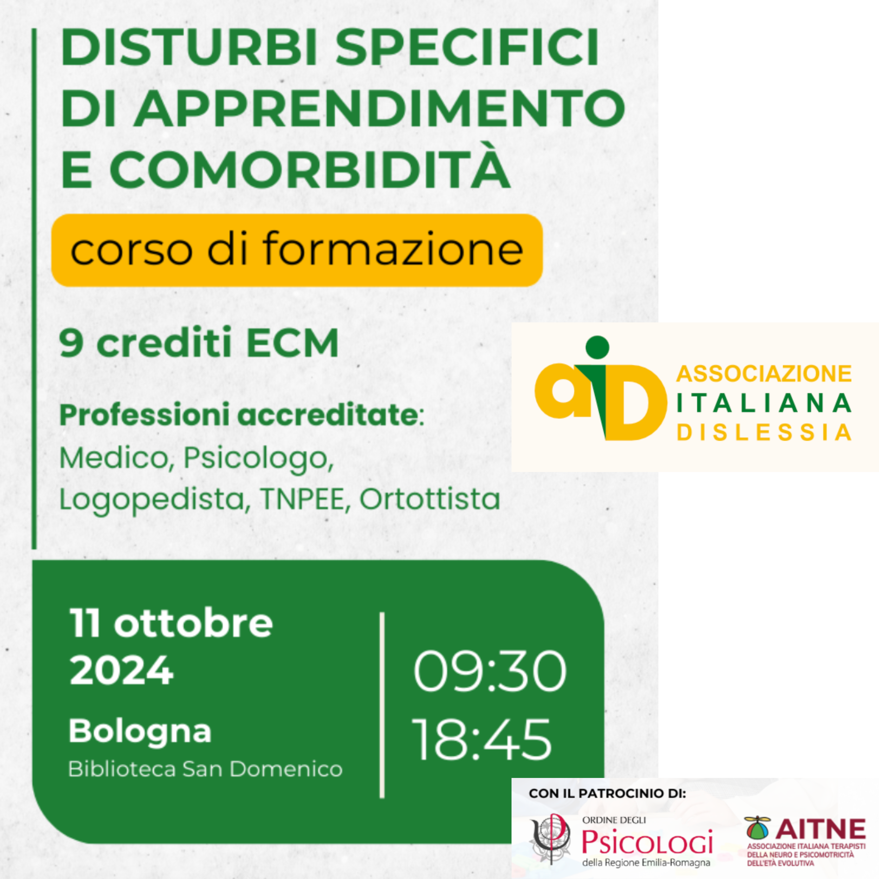 Invited Speaker “Comprendere i DSA: evidenze dalla ricerca genetica” (Mascheretti S)